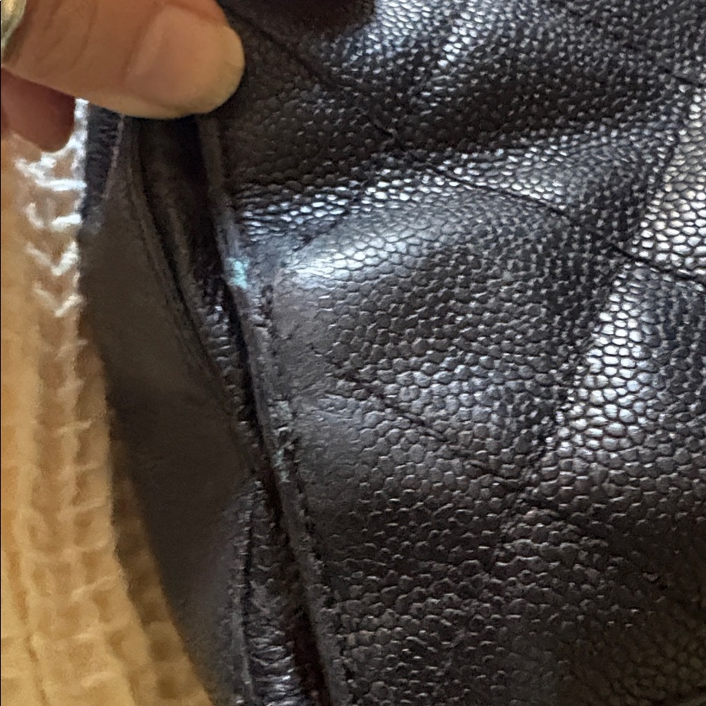 CHANEL Black Quilted Leather Shoulder Tote with Gold Chain - Picture 16 of 17